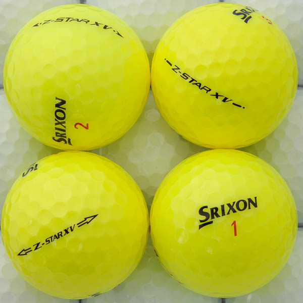 25 Srixon Z-STAR-XV Tour Lakeballs, yellow