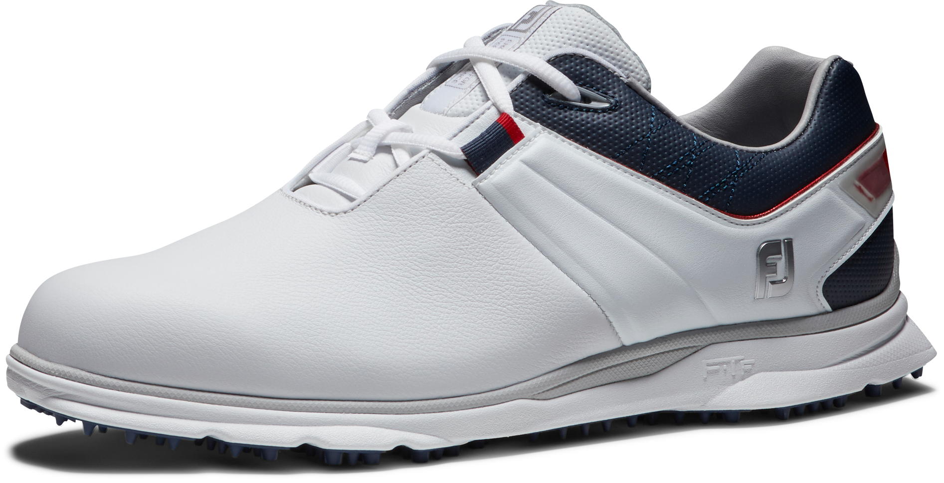 FootJoy Pro/SL Golfschuh, M, white/navy/red