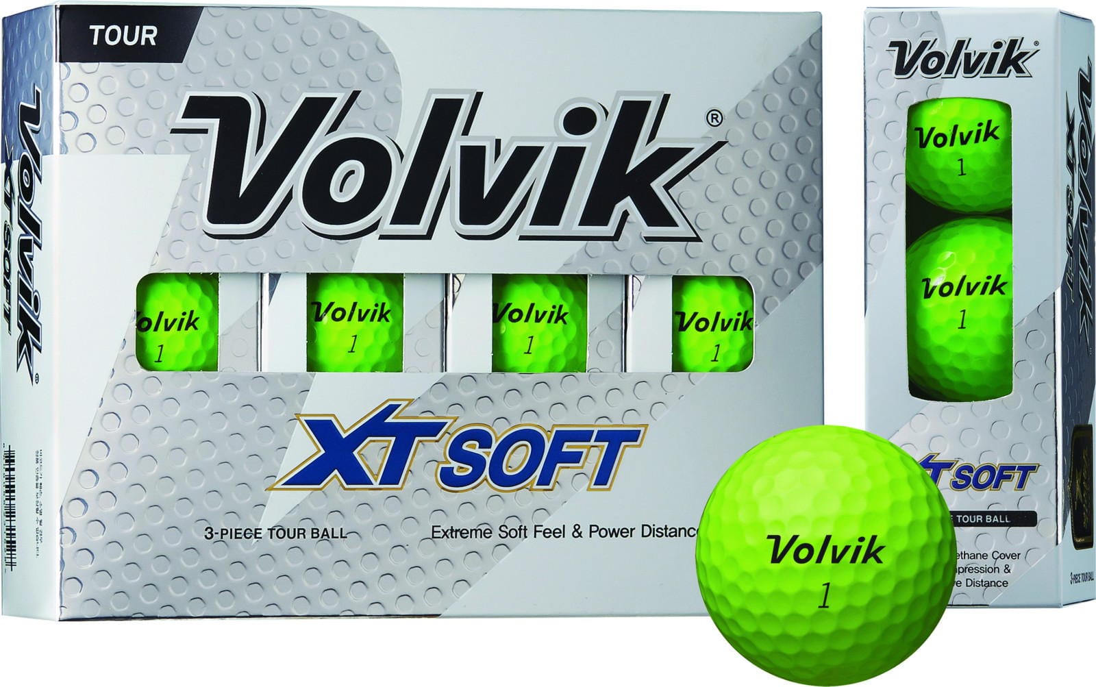 Volvik XT SOFT Golfbälle, green