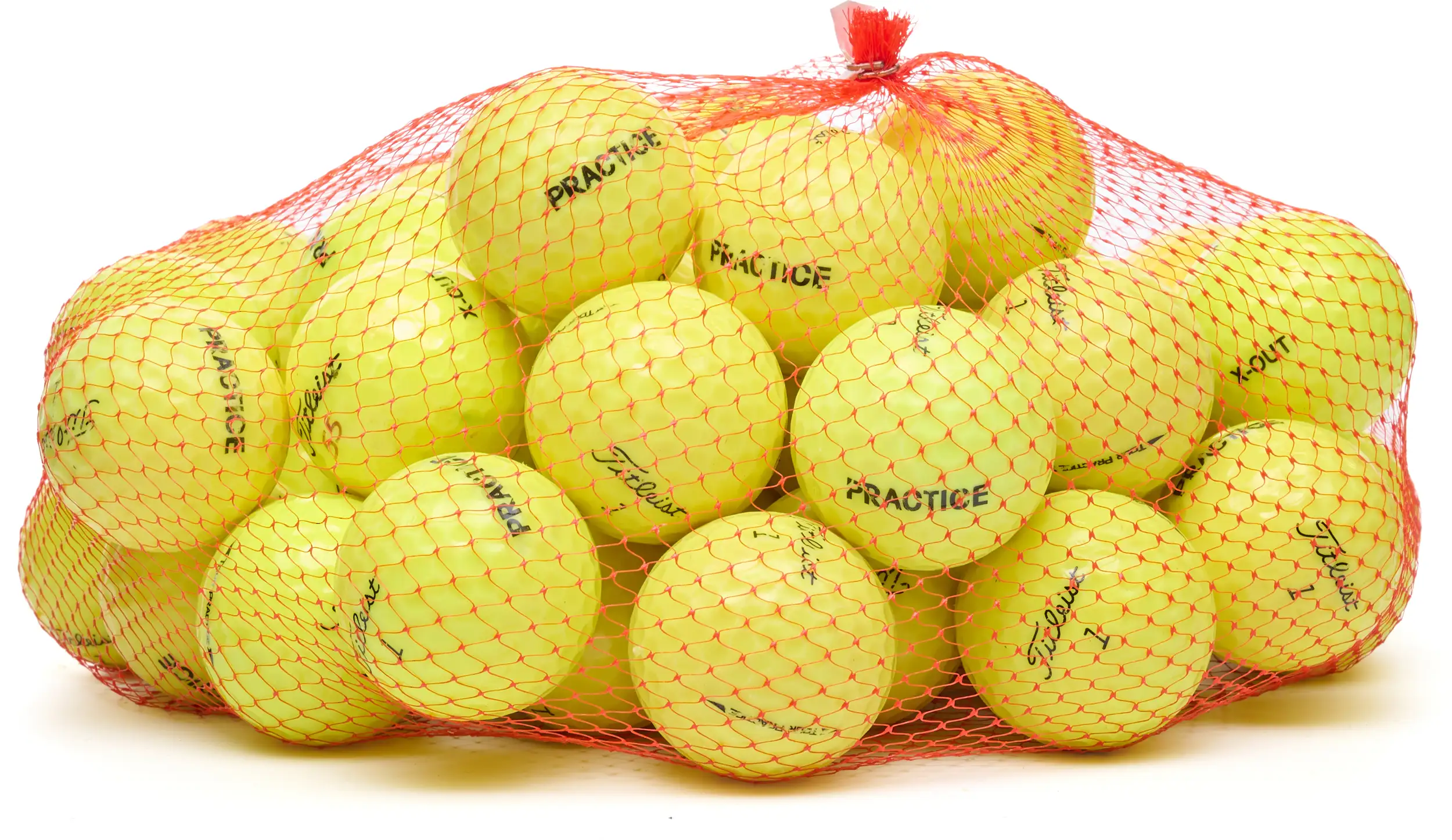 50 Titleist Mix Yellow X-OUT / Practice Lakeballs