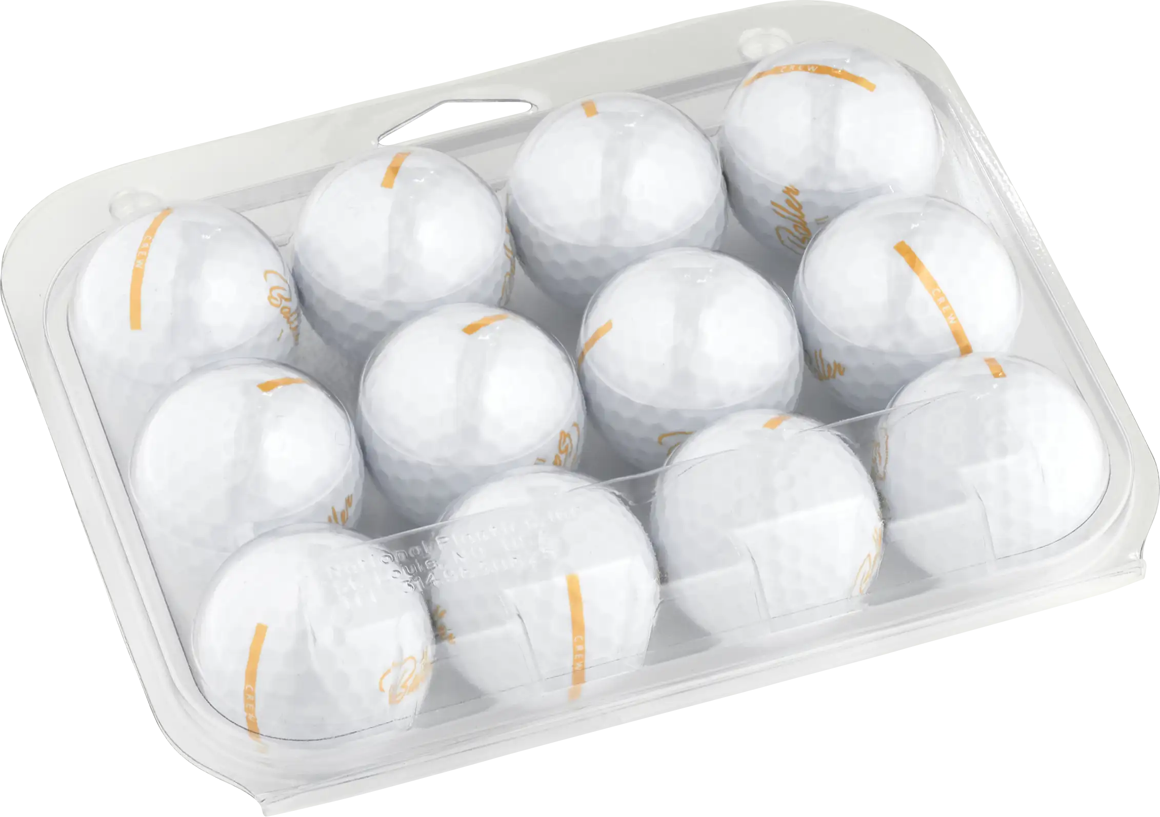 250 Clamshells für je 12 Golfbälle
