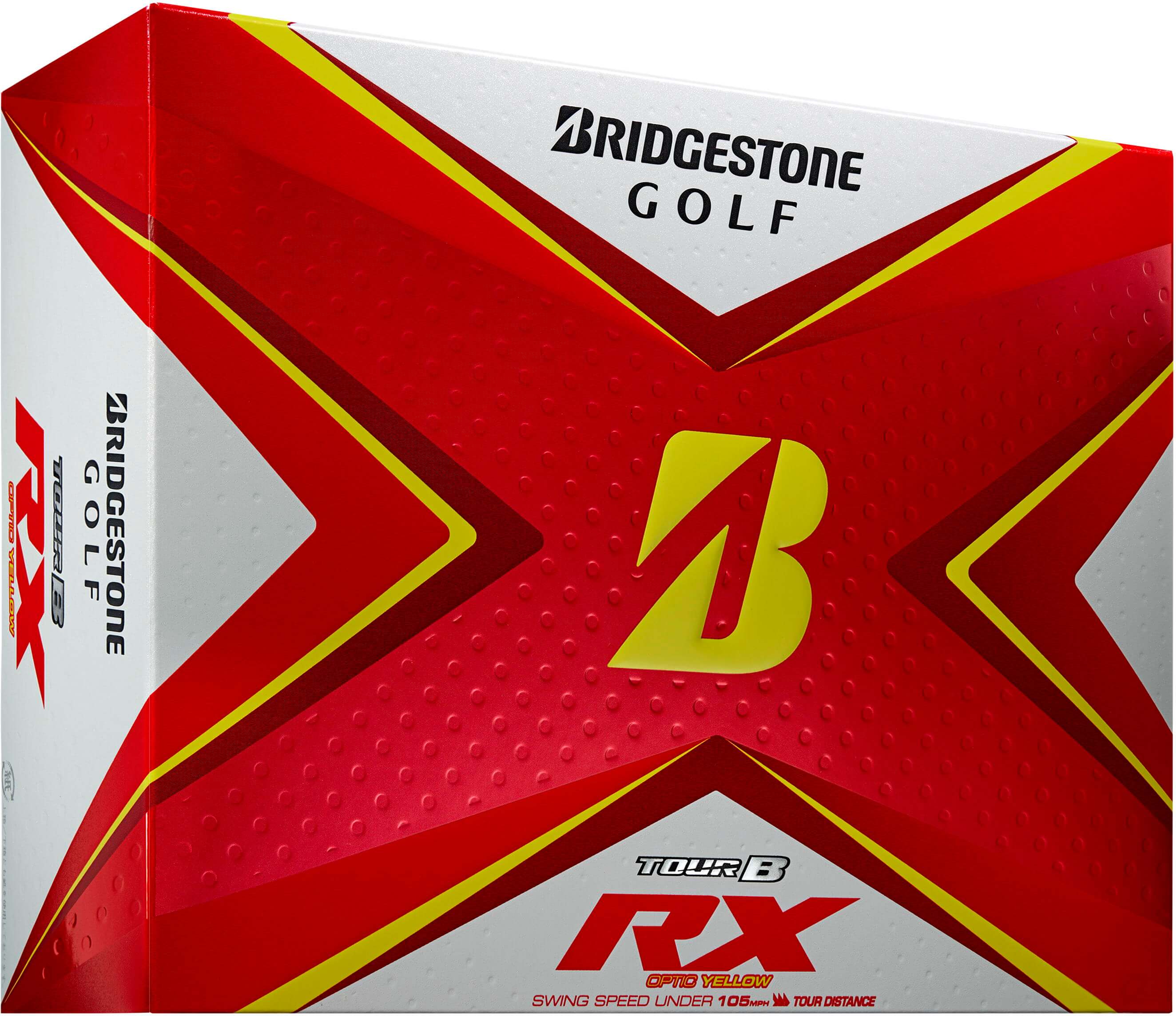 Bridgestone Tour B RX Golfbälle, yellow