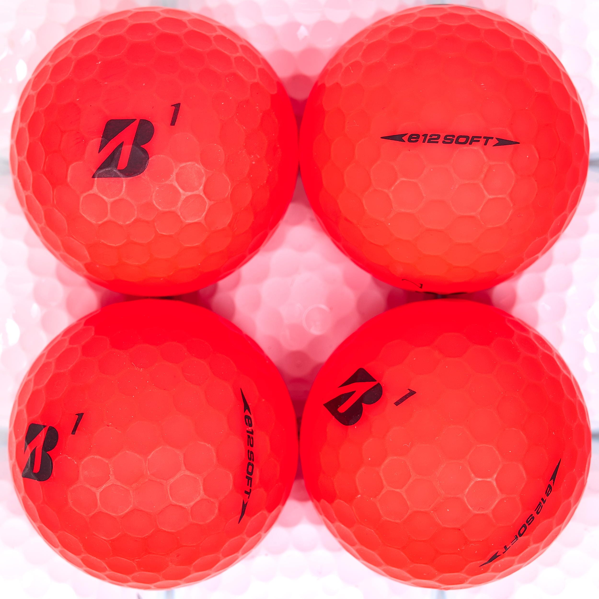 25 Bridgestone e12 SOFT Lakeballs, Red