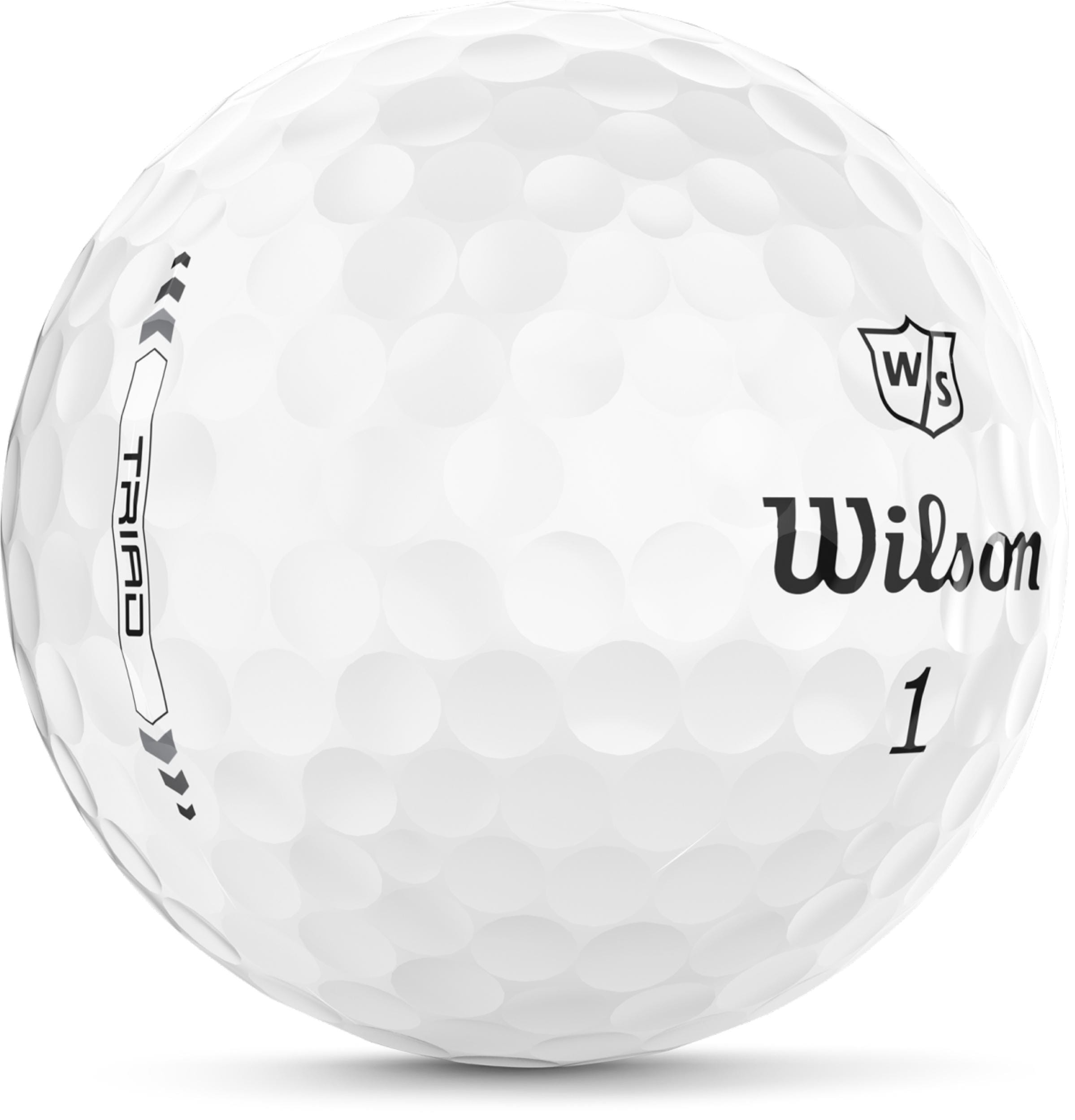 Wilson Staff Triad Golfbälle, white