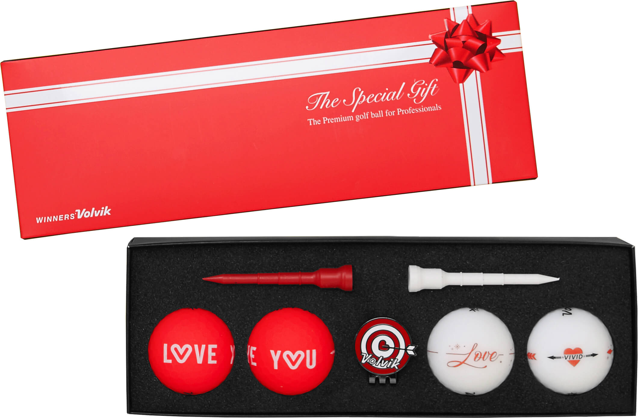 Volvik Golfbälle Love Box Special Gift Box