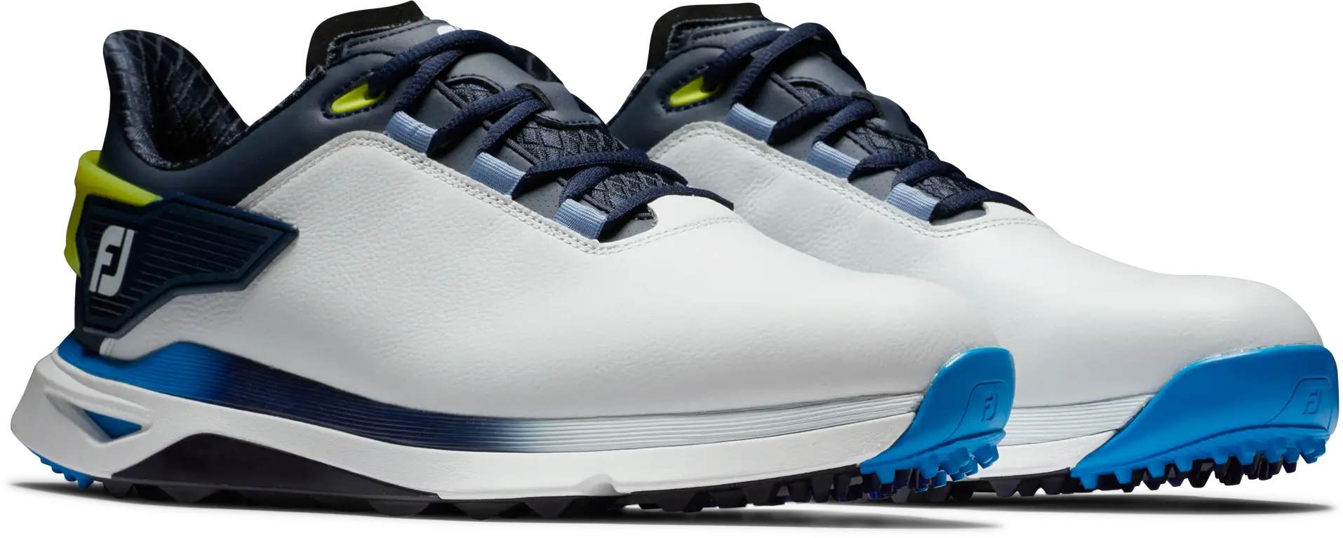 FootJoy PRO SLX Golfschuh, weiß/dunkelblau