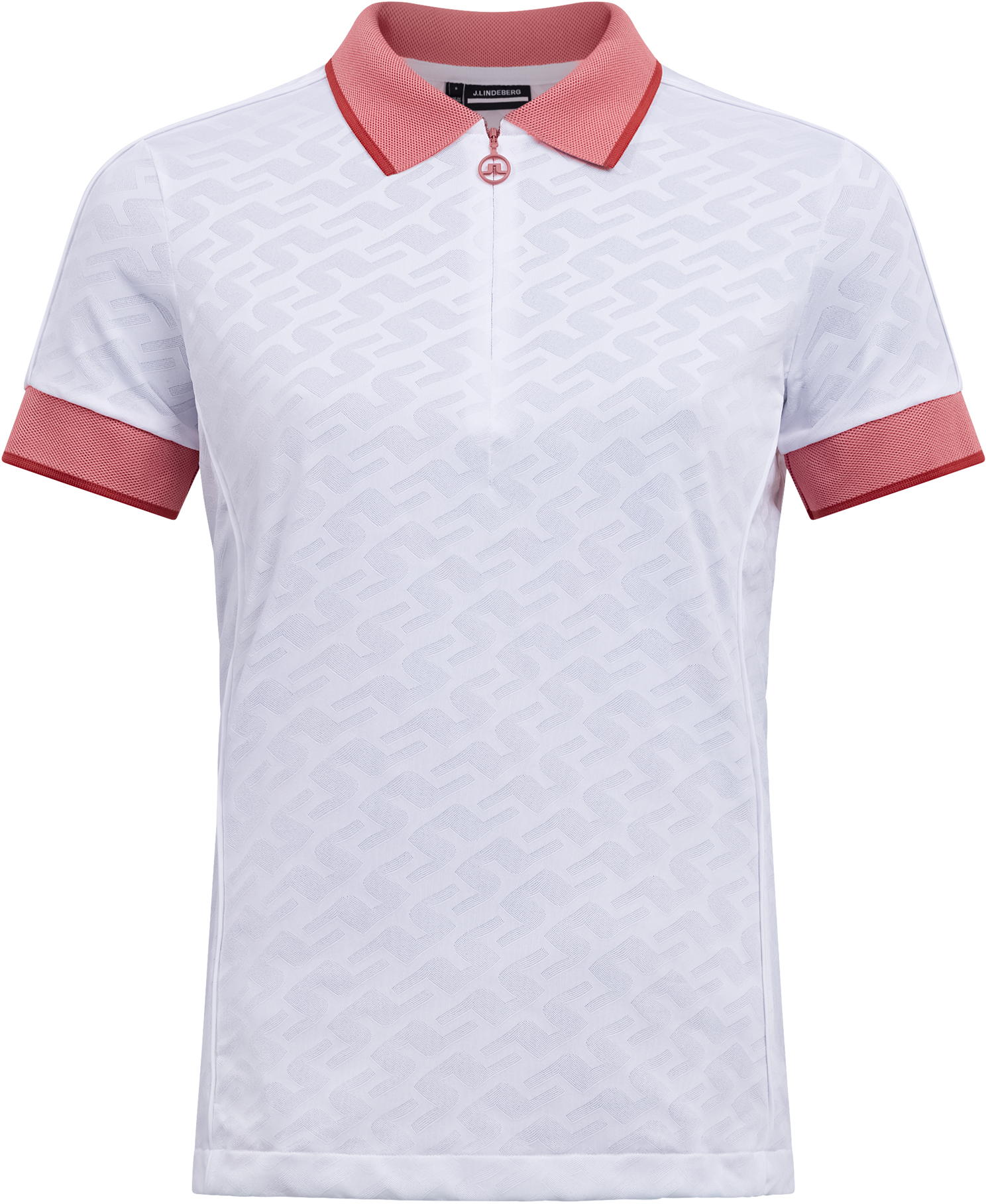 J.Lindeberg Galiah Golf Polo, white/rose