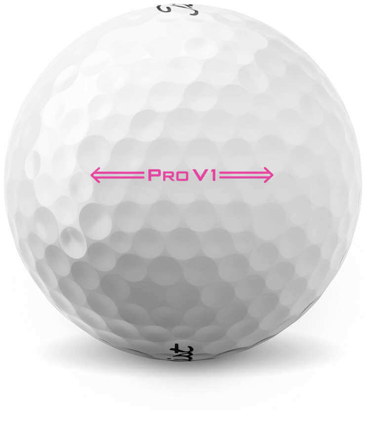 Titleist Pro V1 Golfbälle, pink