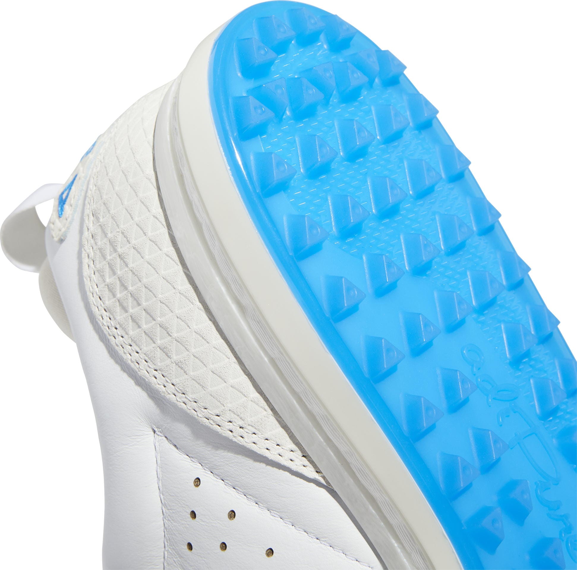adidas Flopshot Golfschuh, white/gold/blue