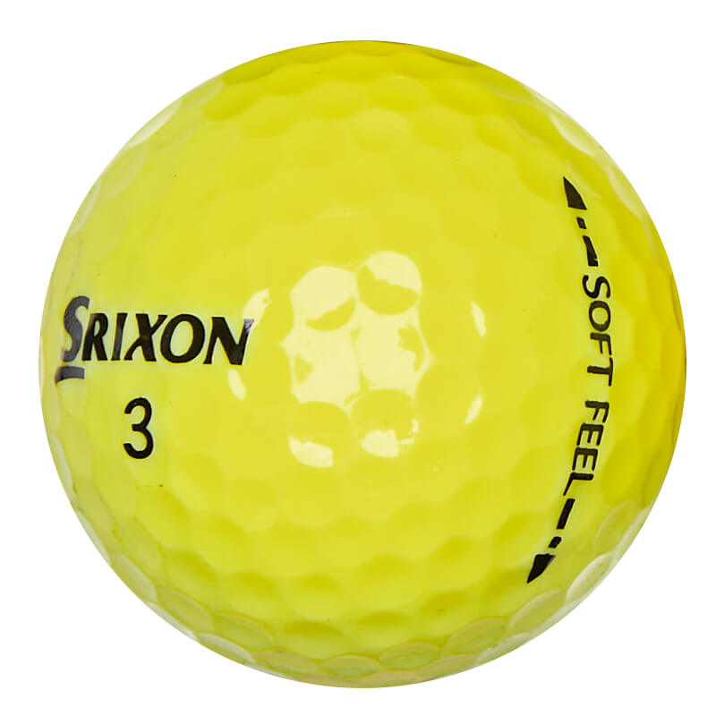 50 Srixon Soft Feel Lakeballs, yellow