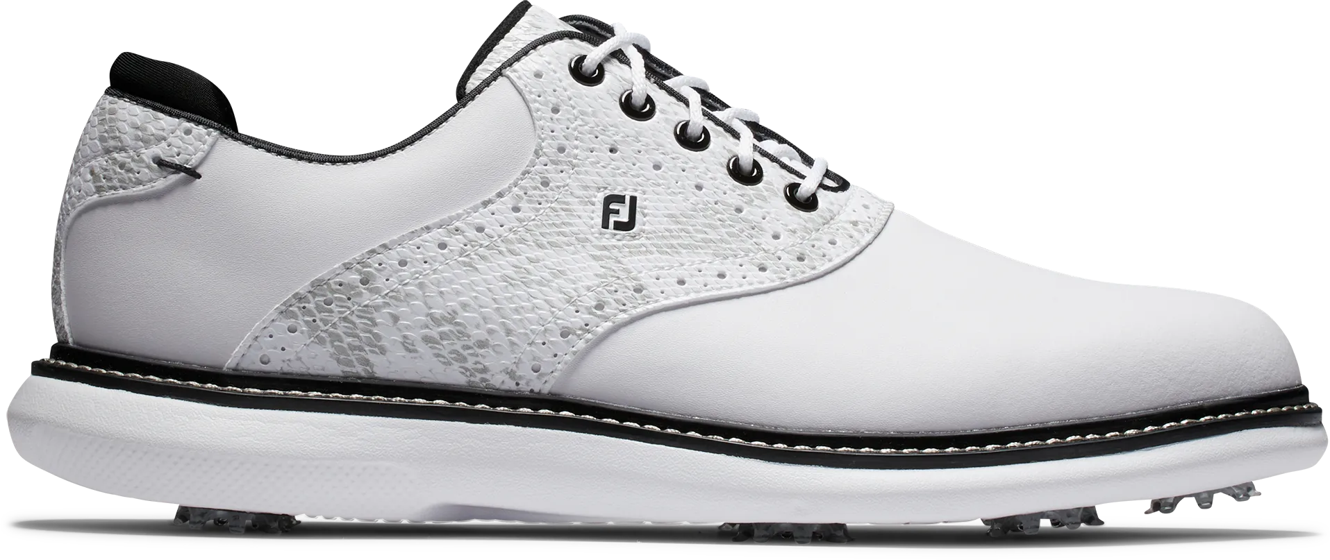 FOOTJOY FJ Traditions Limited Edition Golfschuh, weiß/gemustert