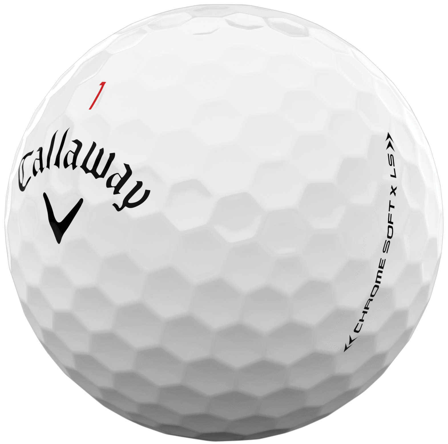 Callaway Chrome Soft X LS Golfbälle, white