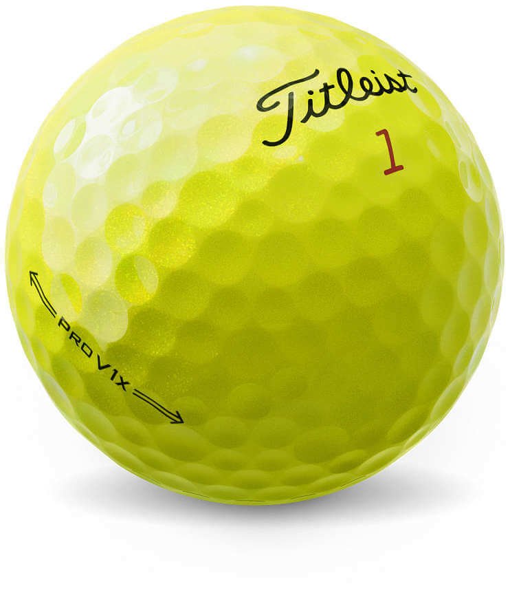 Titleist Pro V1x Golfbälle, yellow