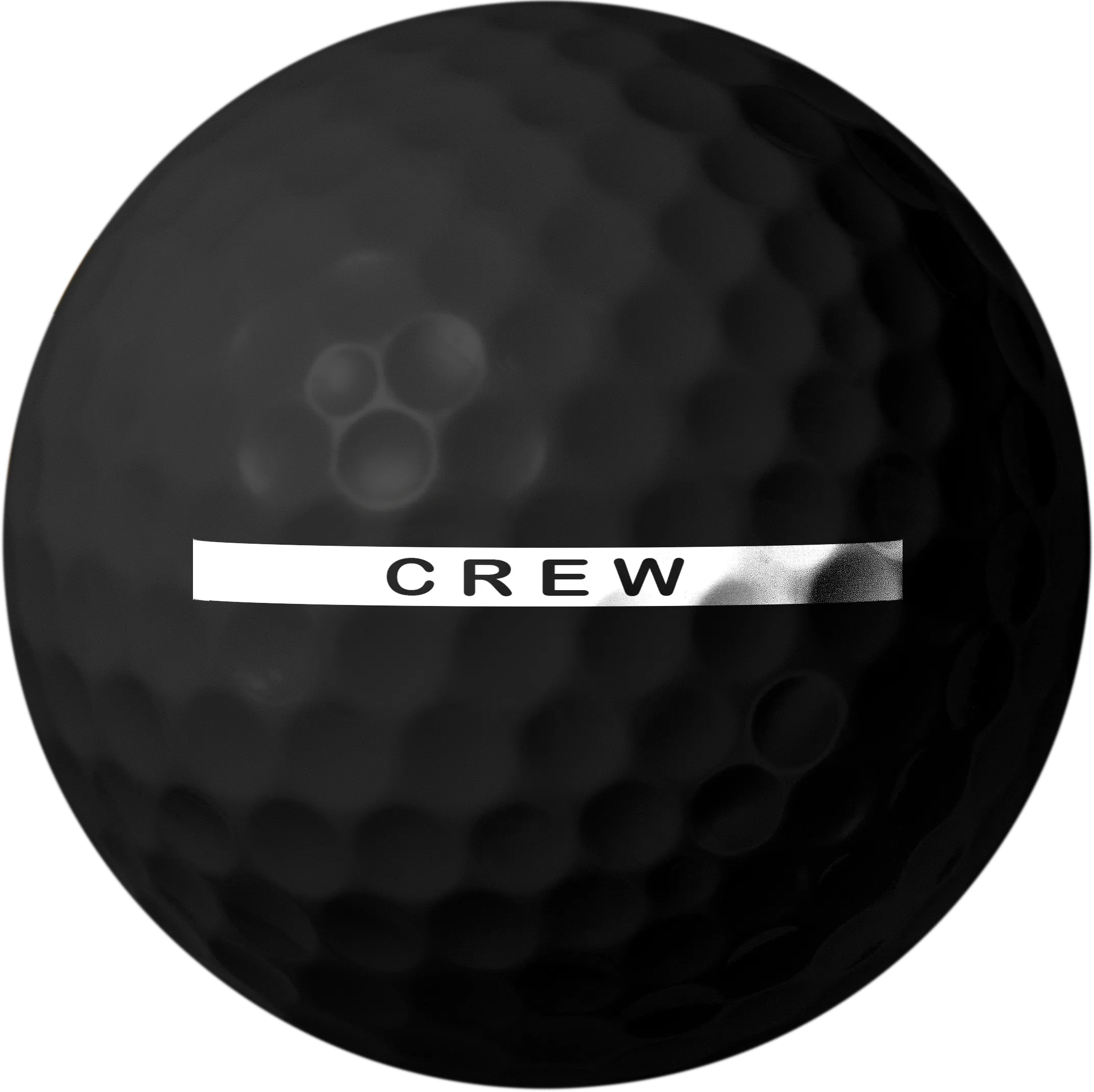 Baller CREW Golfbälle, Black, Print Edition White