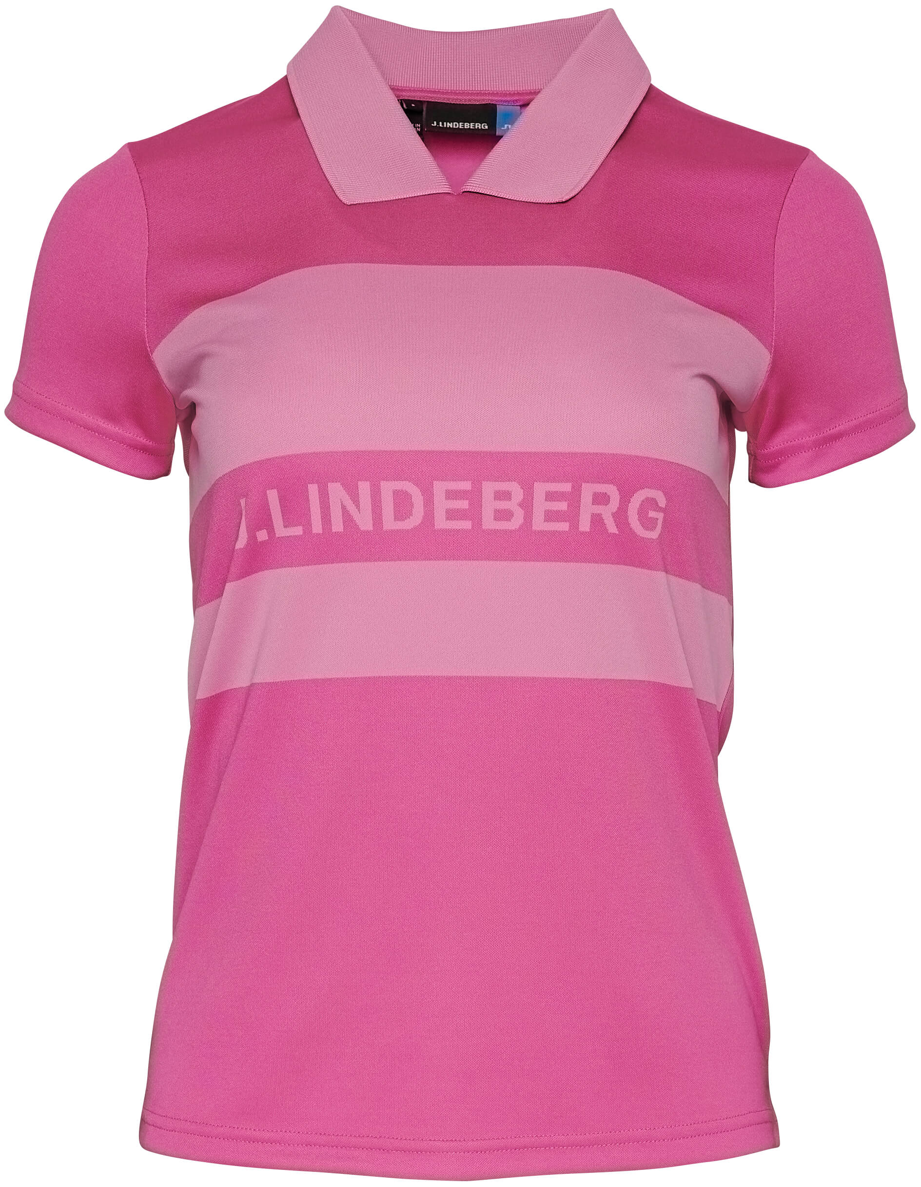 J.Lindeberg Corinna TX Jaquard Polo, pop pink