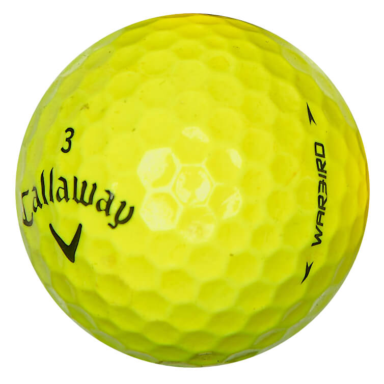50 Callaway Warbird Lakeballs, yellow