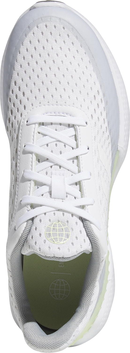 adidas Summervent Golfschuh, white/white/lime