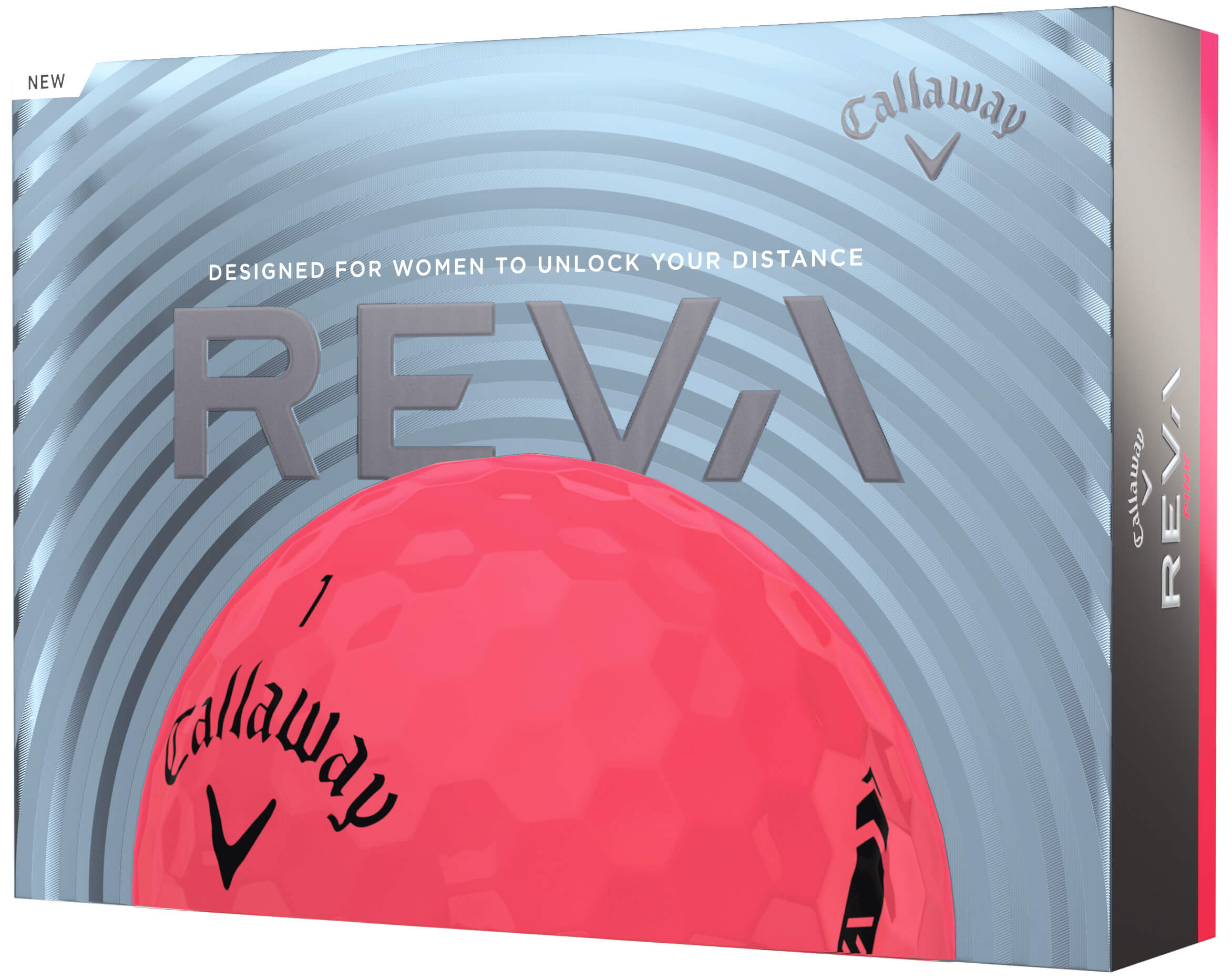 Callaway Reva Golfbälle, pink