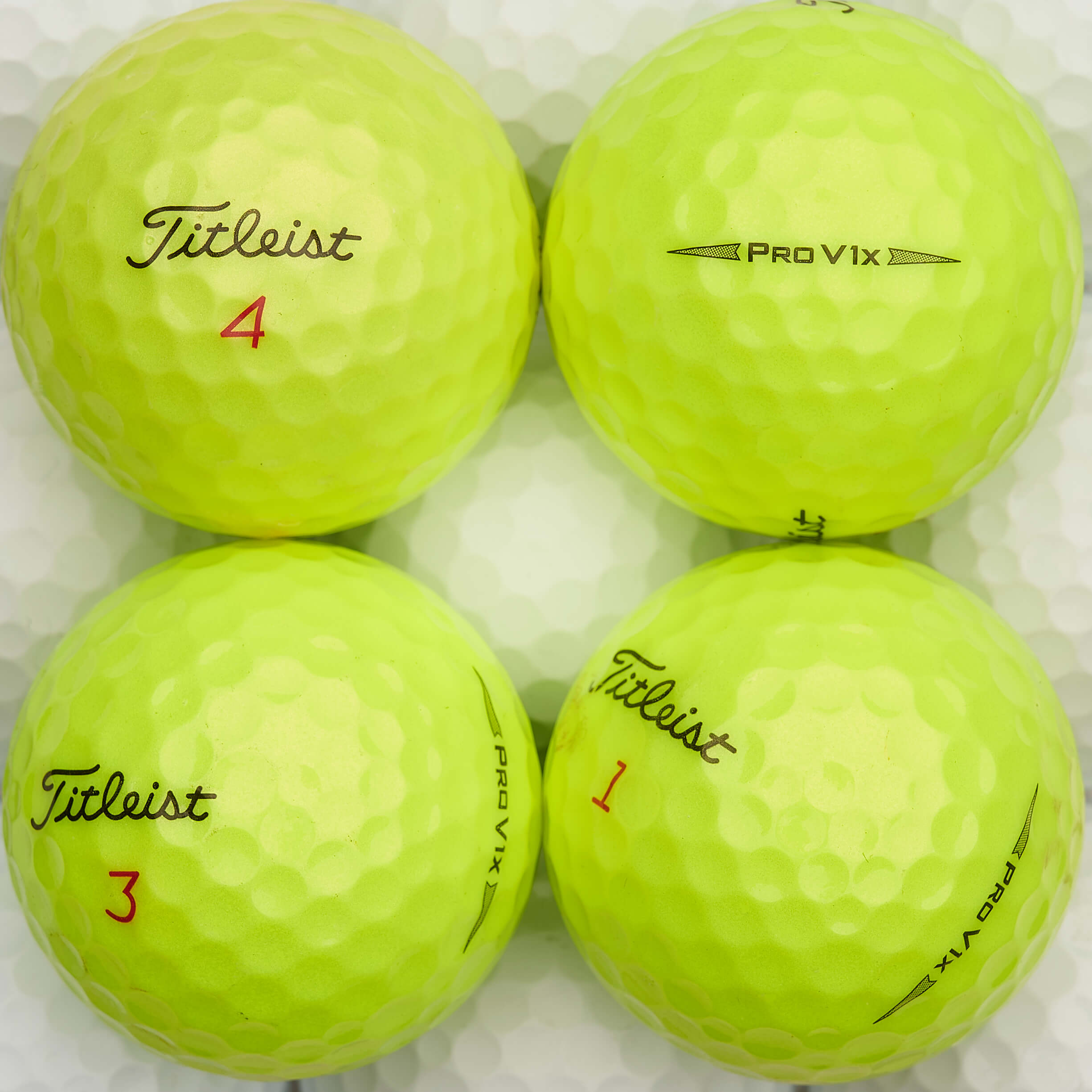 25 Titleist Pro V1x Lakeballs, yellow