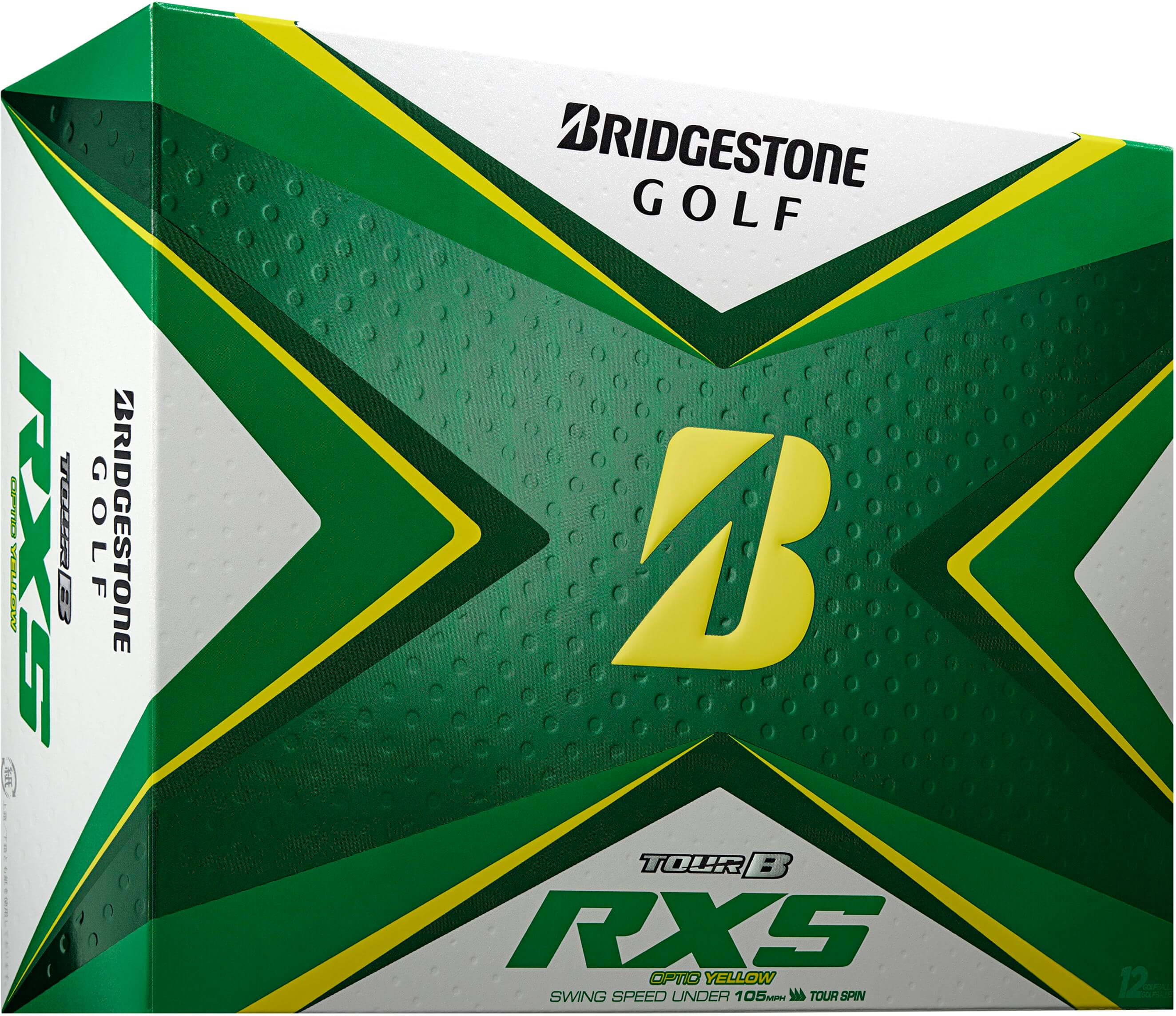 Bridgestone Tour B RXS Golfbälle, yellow