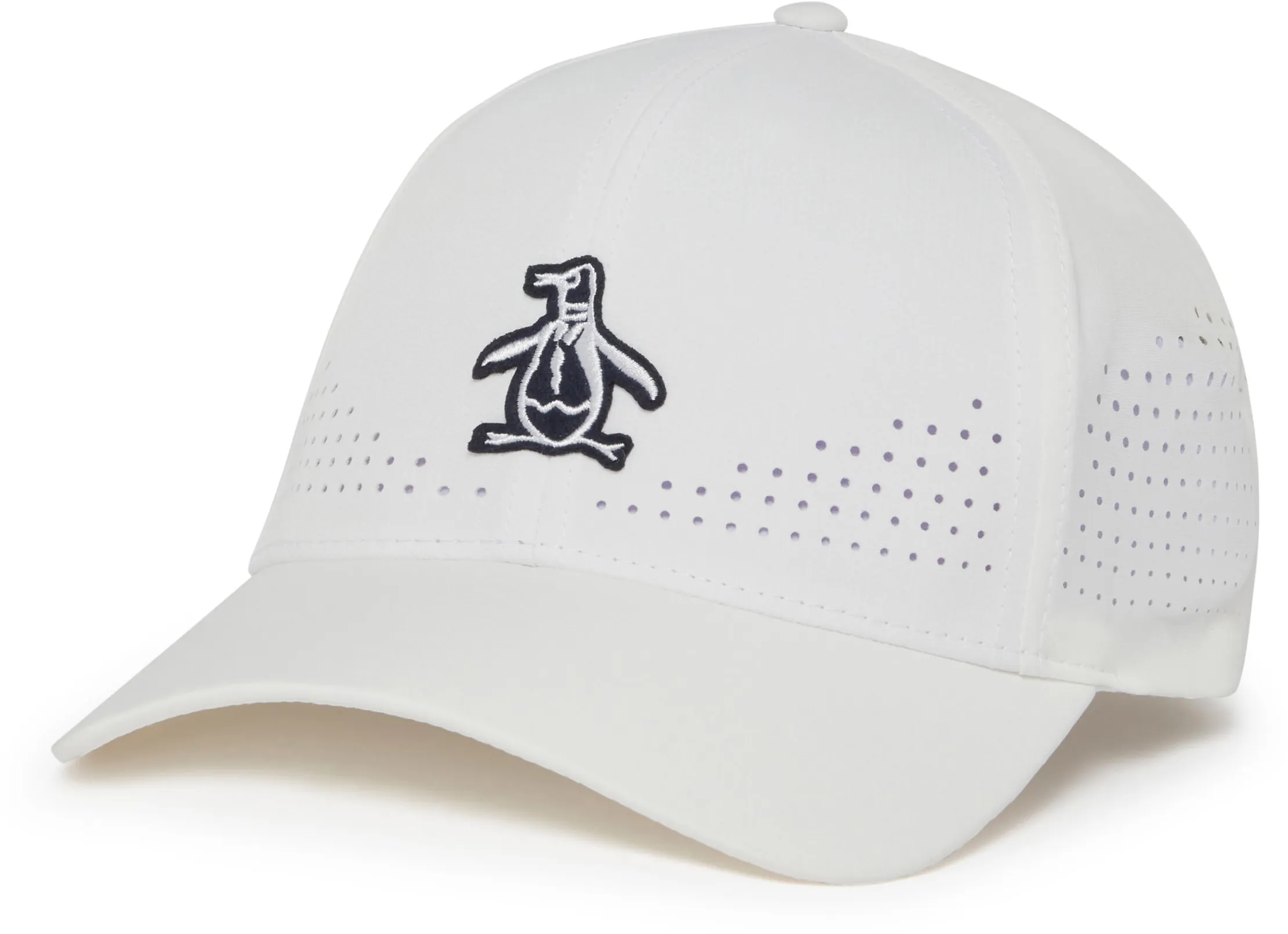Original Penguin Country Club Perforated Cap, weiß