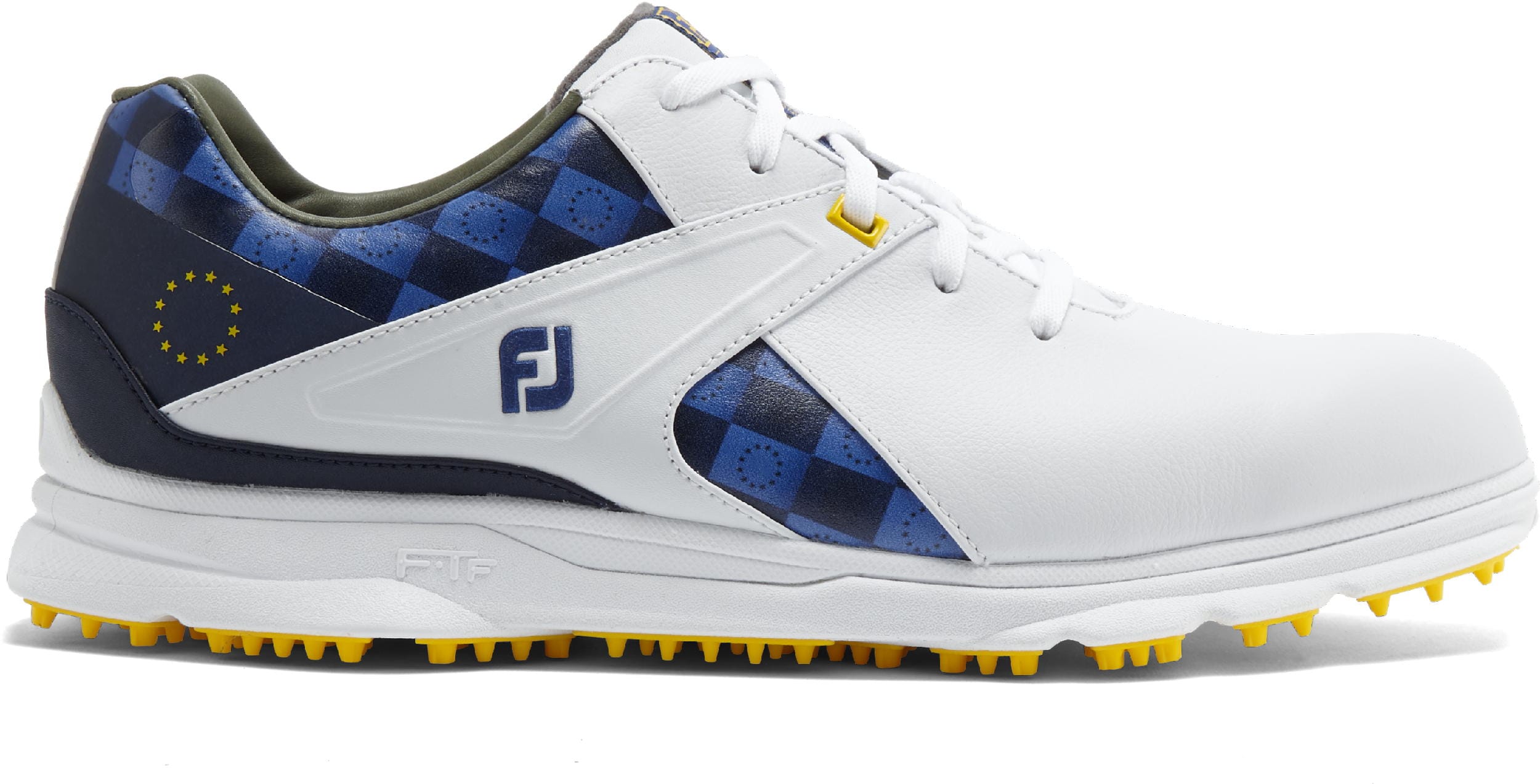 FootJoy PRO/SL Ryder Cup Golfschuh, M, white/blue/yellow