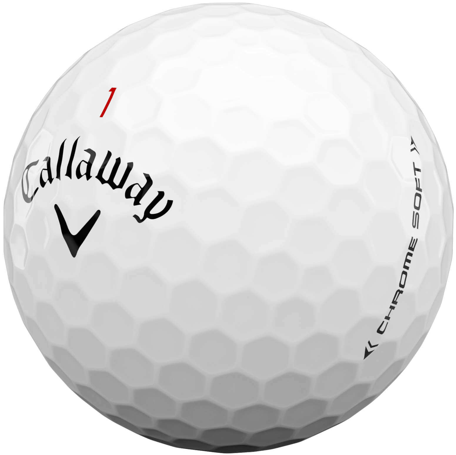 Callaway Chrome Soft Golfbälle, white