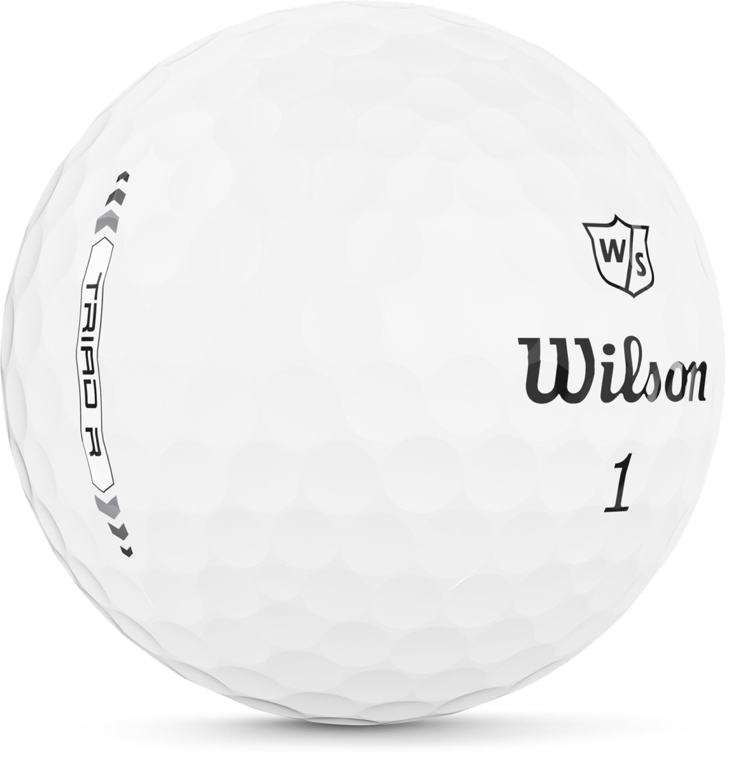 Wilson Staff Triad R Golfbälle, white