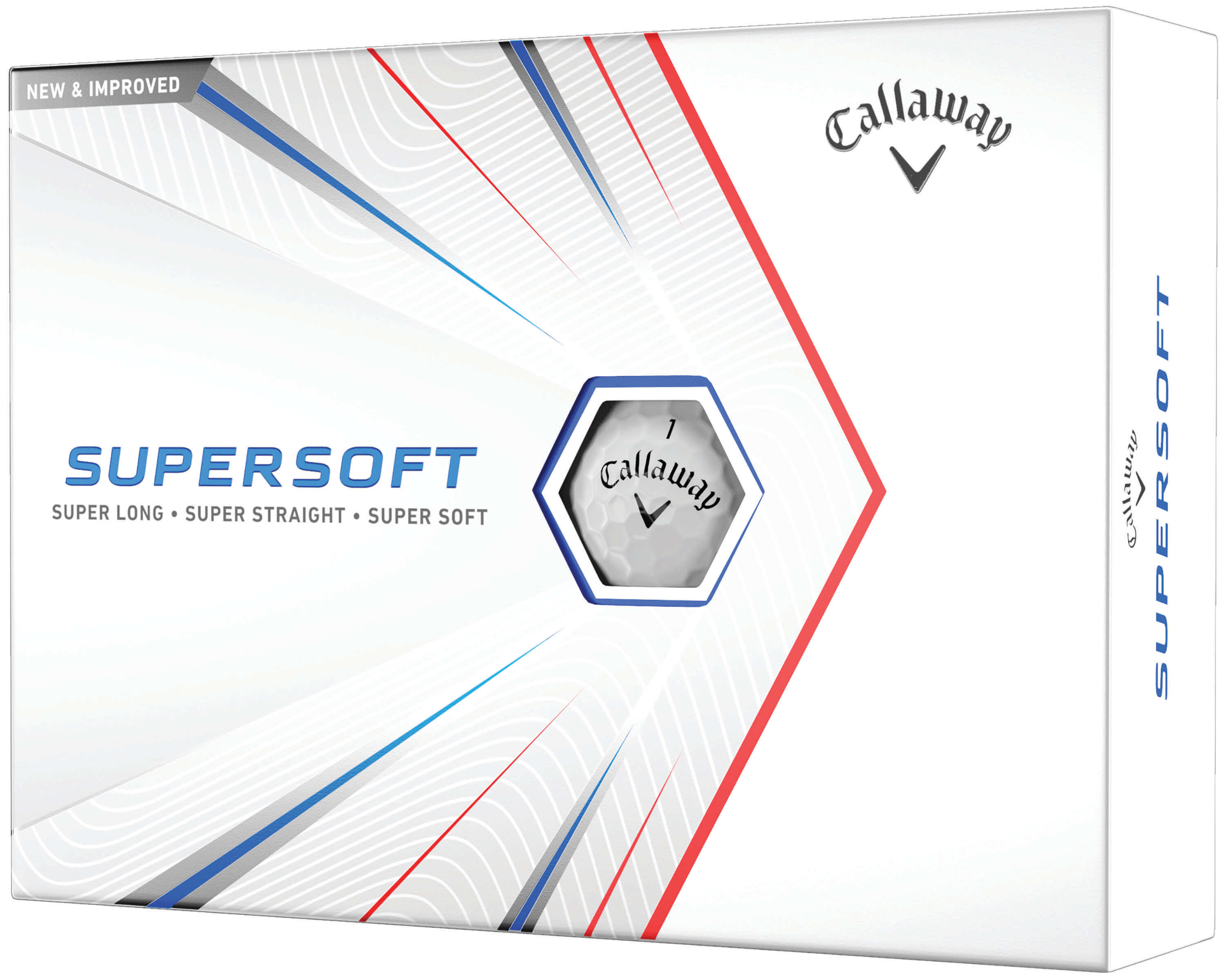 Callaway Supersoft Golfbälle, white