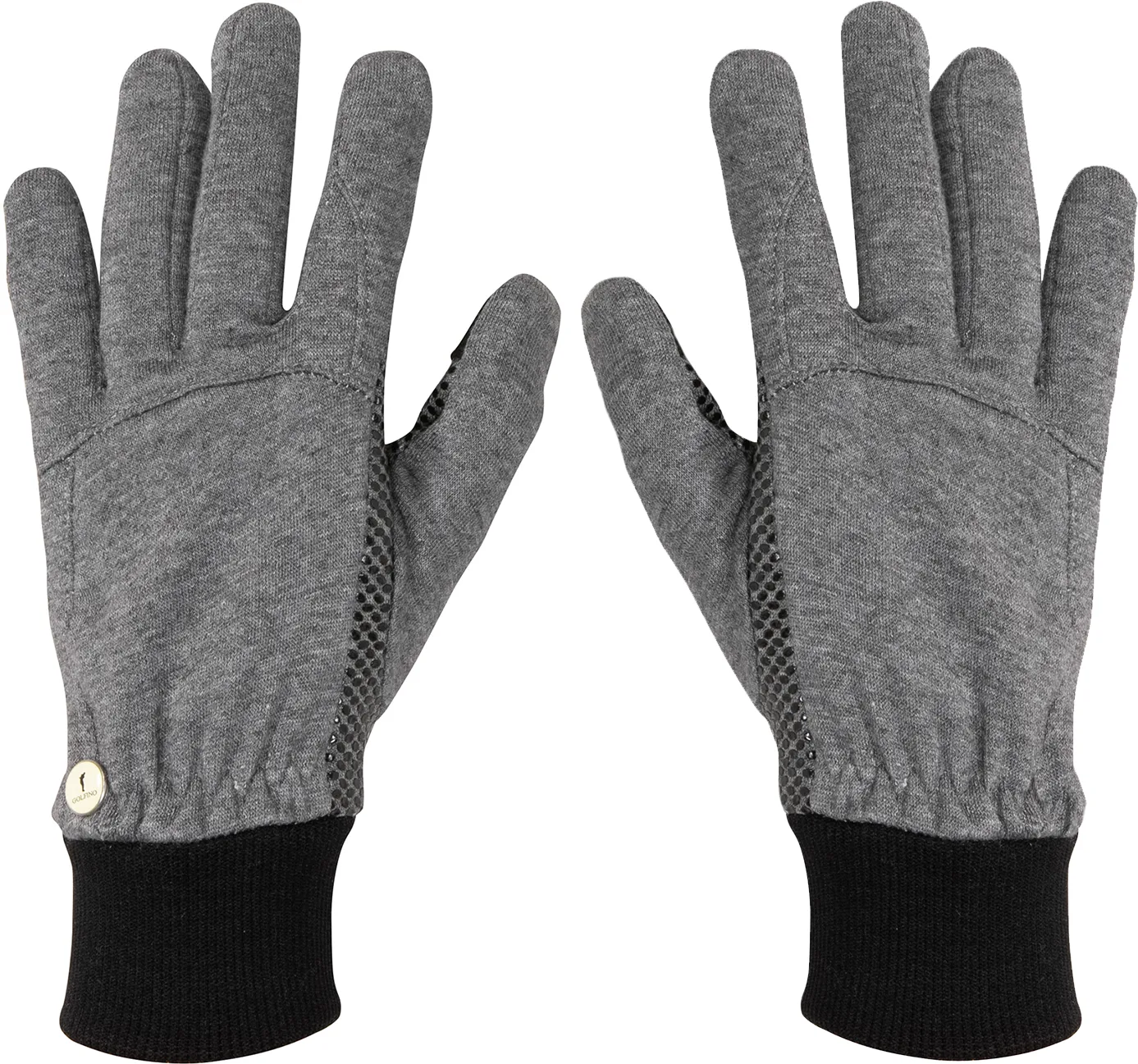 Golfino Functional Winter Handschuhe, mittelgrau/schwarz