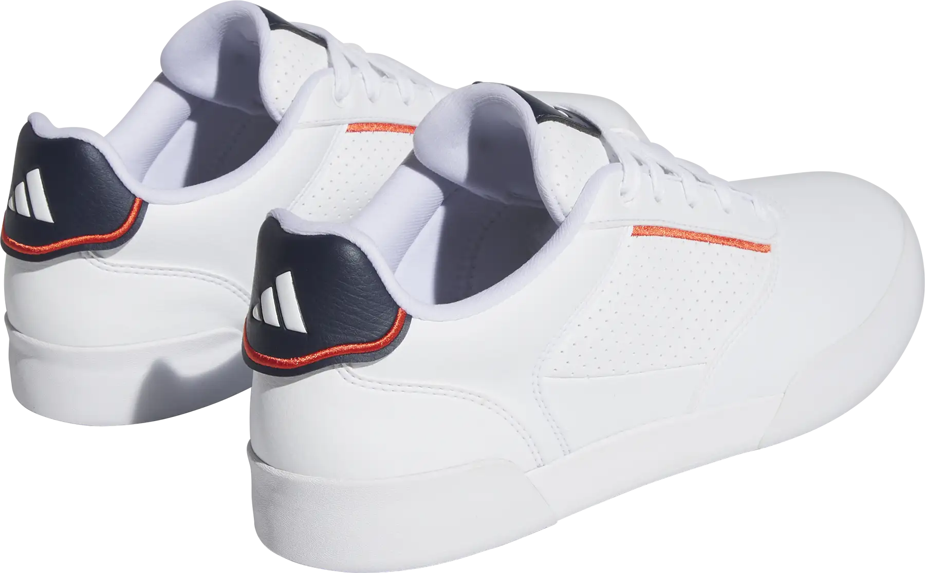 adidas Retrocross Golfschuh, weiß/dunkelblau