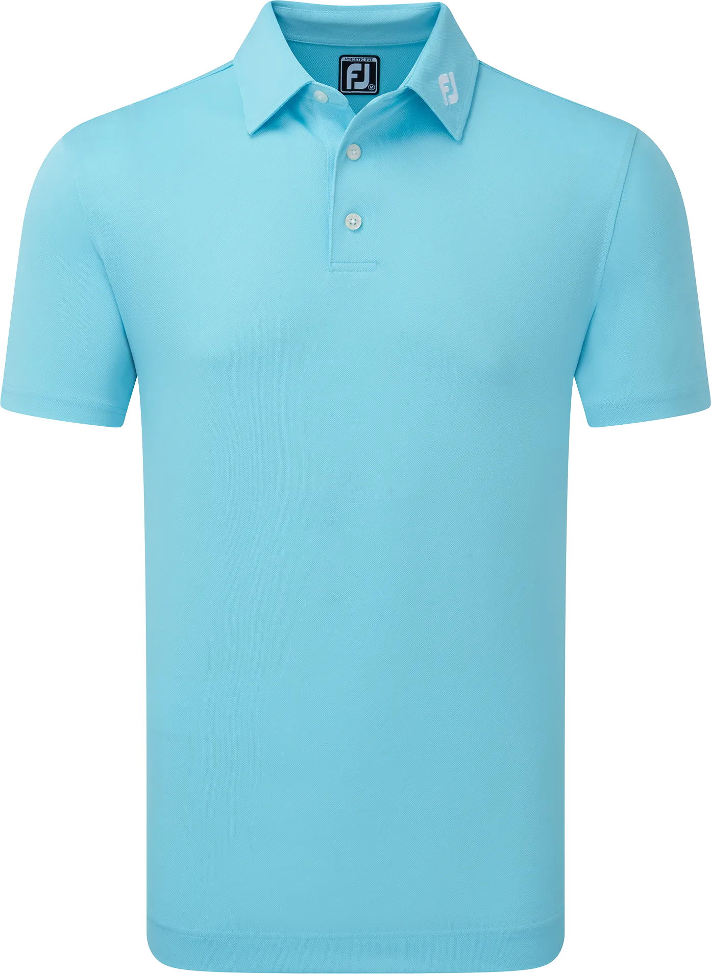 FootJoy Stretch Pique Solid Polo, türkis