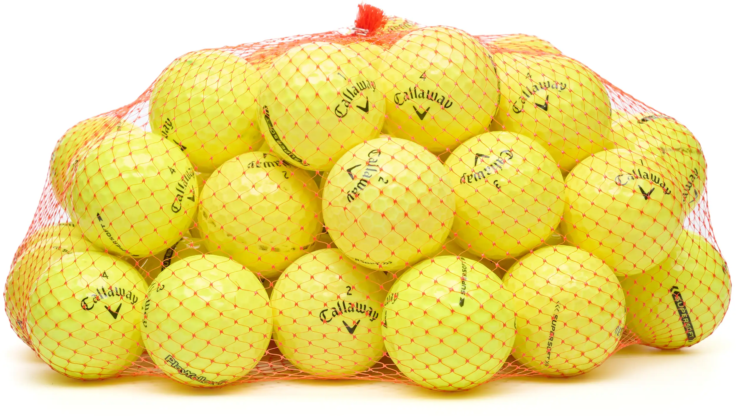 50 Callaway Supersoft Lakeballs, yellow